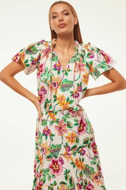 MISA Los Angeles SUPARNA TOP Floraexoticacottonpoplin Best