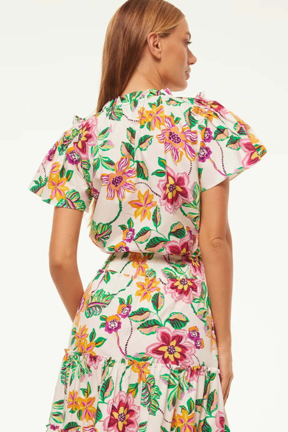 MISA Los Angeles SUPARNA TOP Floraexoticacottonpoplin Best