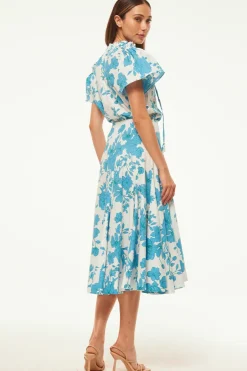 MISA Los Angeles SUPARNA TOP Turquoiseflorapoplin Discount