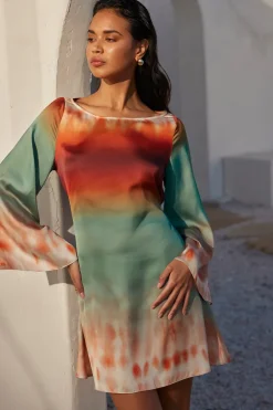 MISA Los Angeles TWIGGY DRESS Carnelianombre Outlet