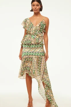 MISA Los Angeles VALLEA SKIRT Limoncellogeomix Best