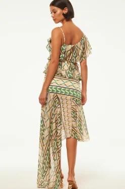 MISA Los Angeles VALLEA SKIRT Limoncellogeomix Best