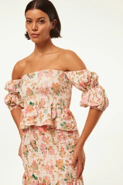 MISA Los Angeles VIDA TOP Persimmoncrinkle Fashion