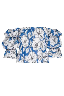 MISA Los Angeles VIDA TOP Gardeniacrinkle Fashion