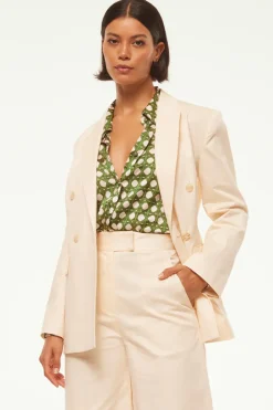MISA Los Angeles VIVA BLAZER Parchment New
