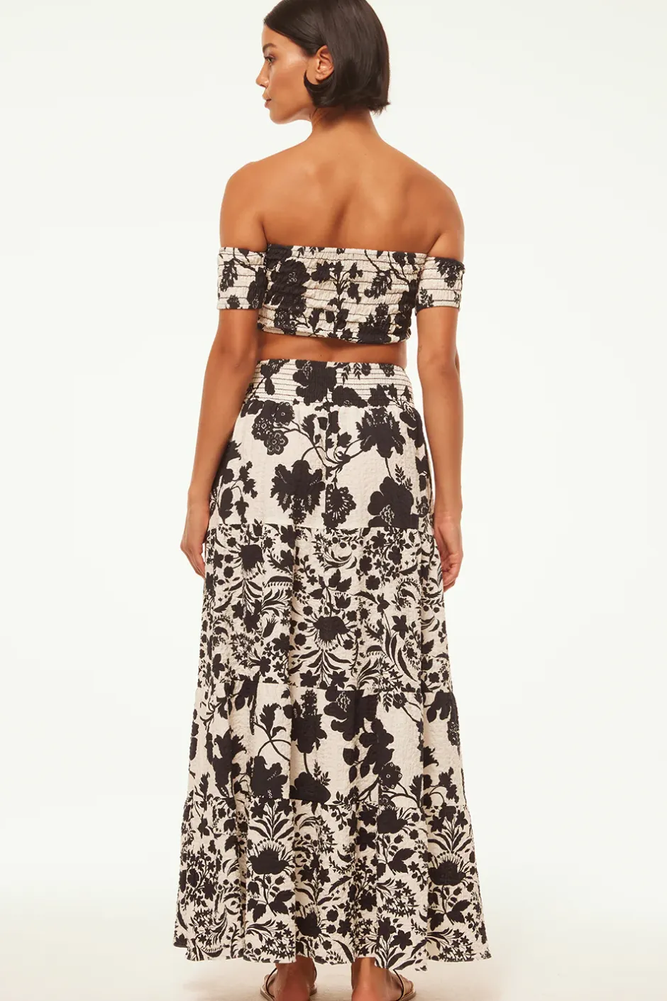 MISA Los Angeles YELENA SKIRT Floranegra Fashion
