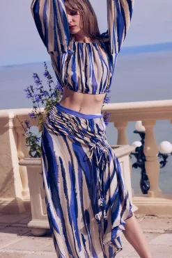 MISA Los Angeles ZULIKA SKIRT Stripedinstinct Online